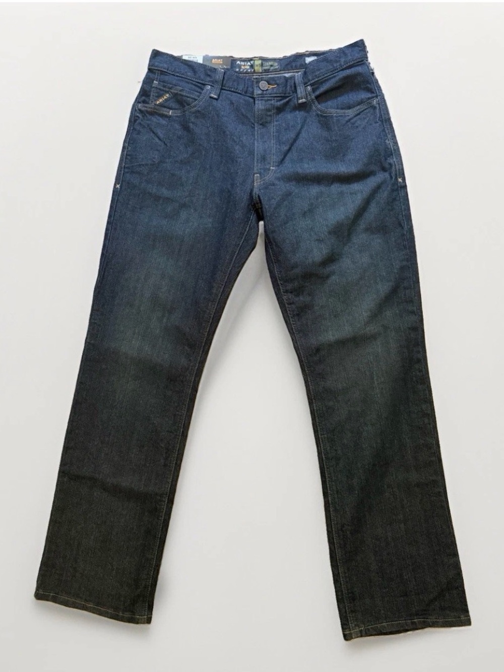 Ariat Jeans Mens 36x 34 Blue M5 Rebar Straight Denim Pants 2x More Durable NWT
